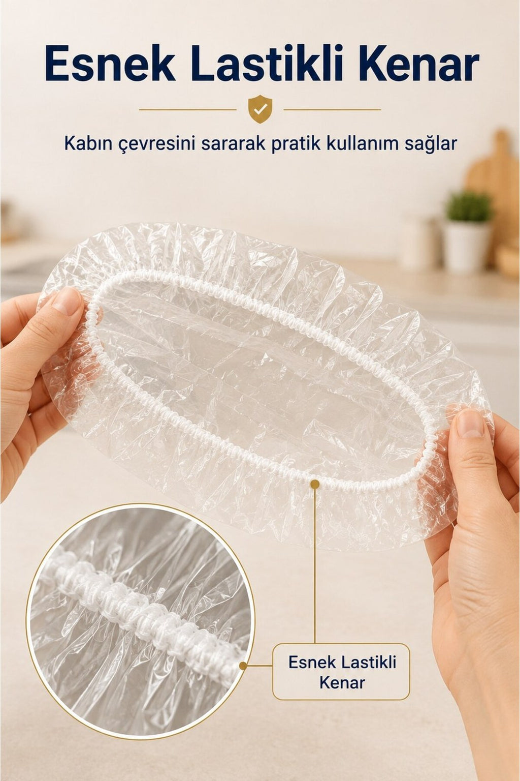 Lastikli Gıda Bonesi 100 adet