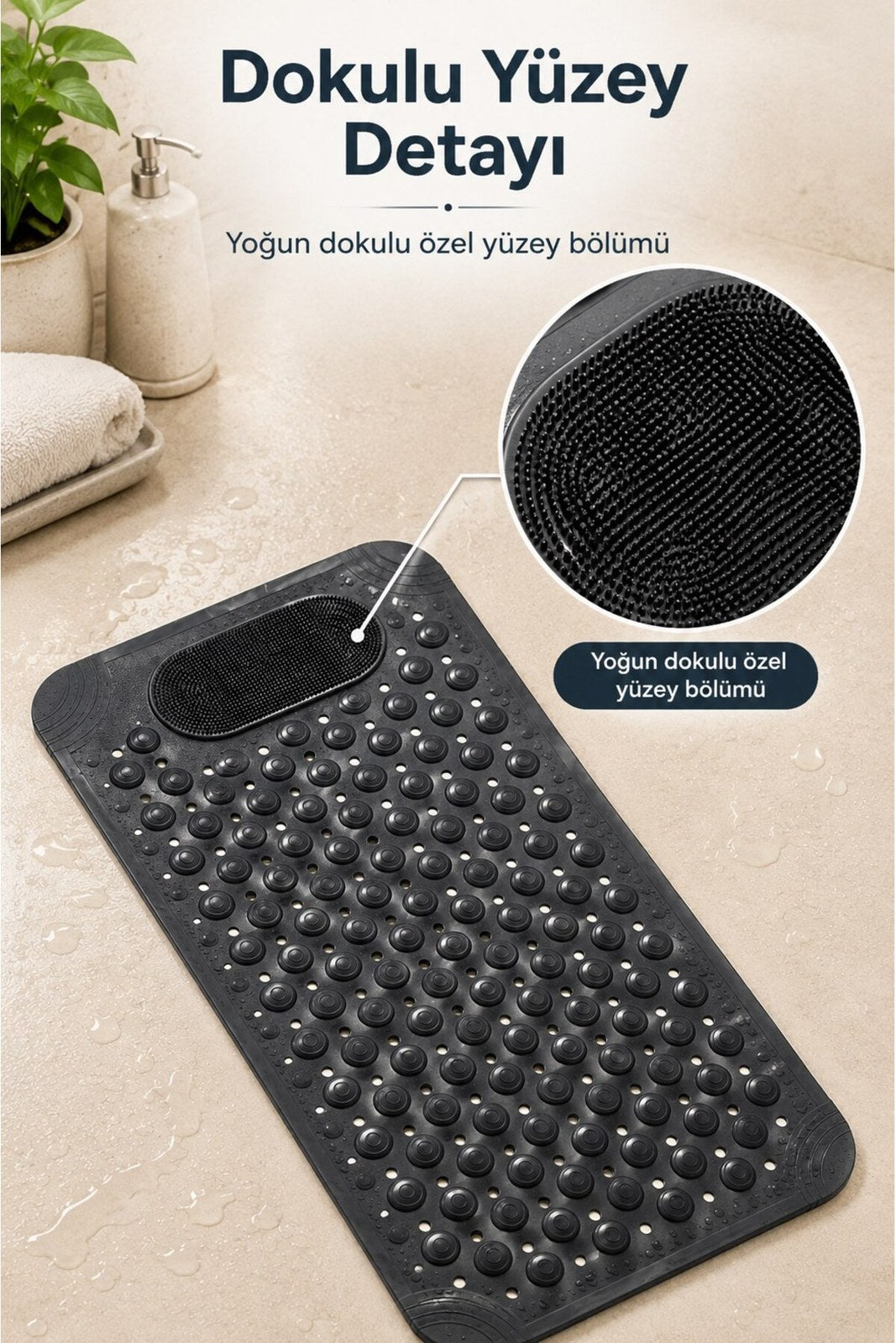 Kaydırmaz Banyo Duş Paspası