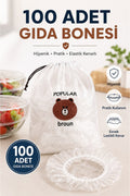 Lastikli Gıda Bonesi 100 adet