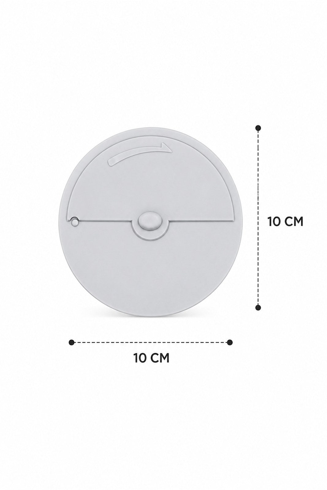 Silikon Twist Lavabo Gider Süzgeci 10 cm, Döner Kapaklı Saç ve Atık Tutucu (1 Adet)