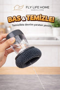 Deterjan Hazneli Bulaşık Yıkama Süngeri, Paslanmaz Tel Pratik Bulaşık Süngeri (1 Adet)