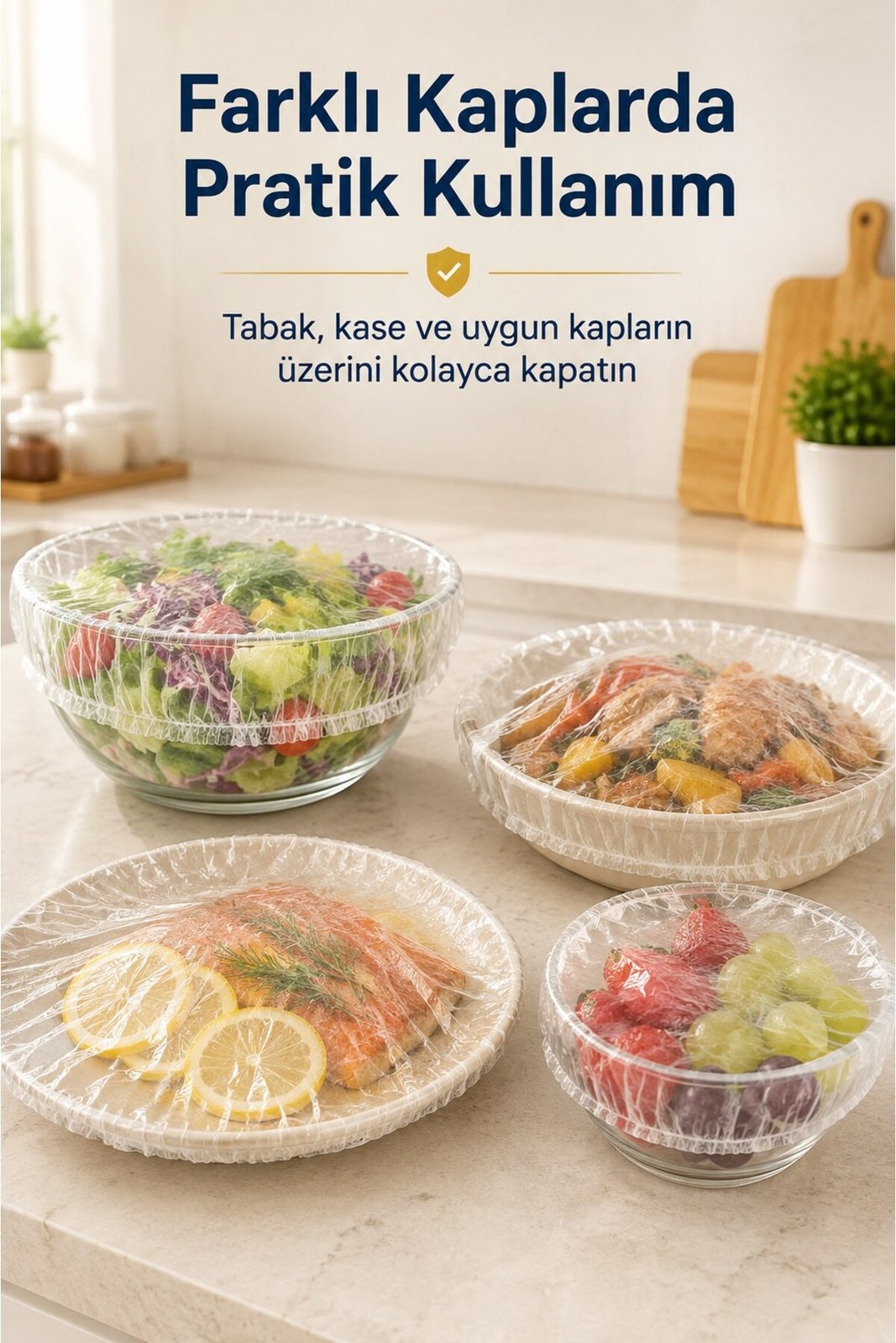 Lastikli Gıda Bonesi 100 adet