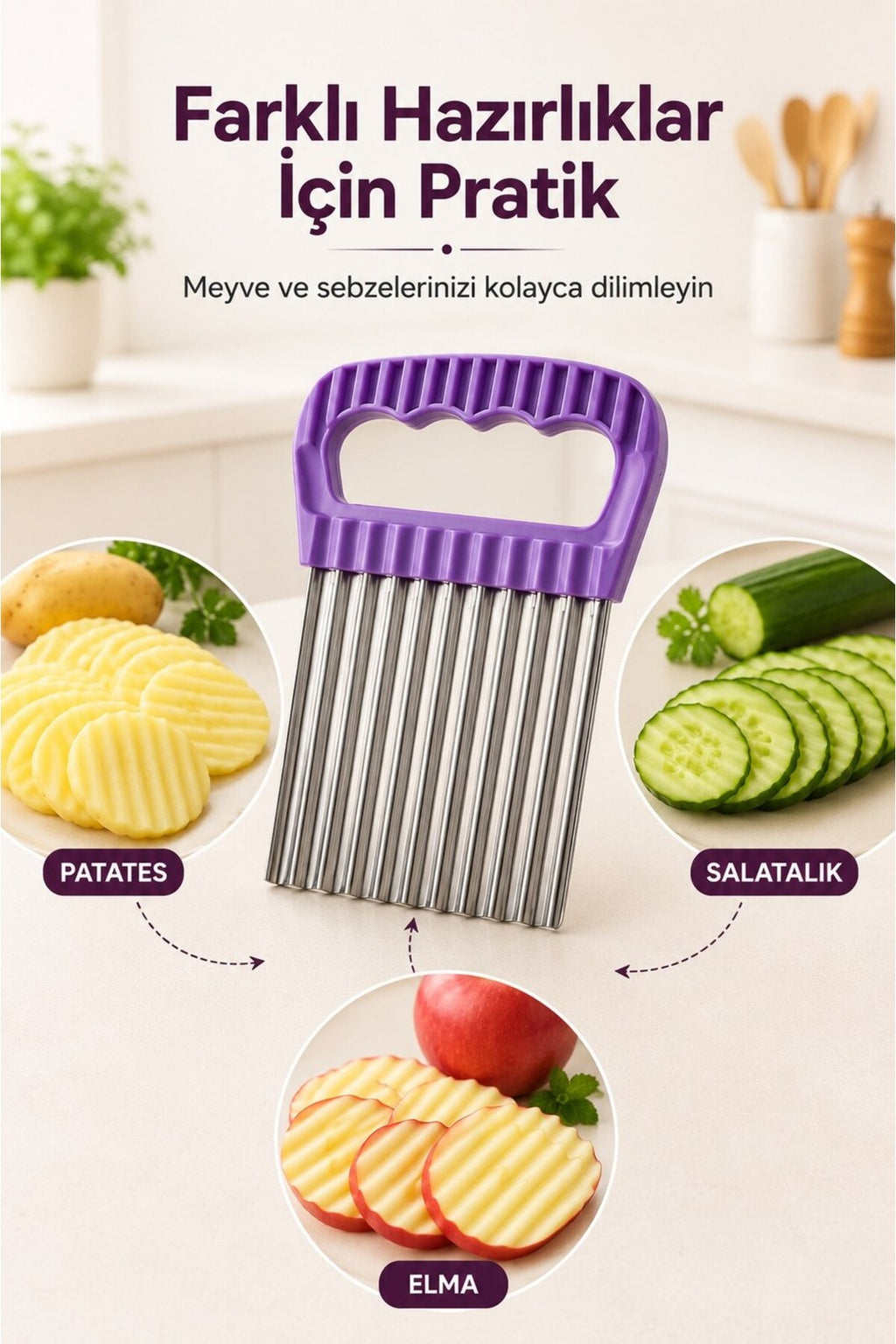 Pratik Meyve Sebze Dilimleyici
