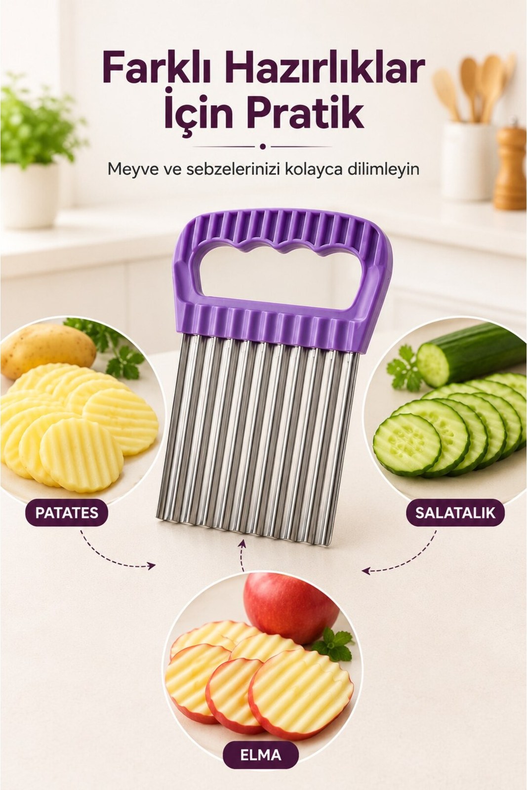 Pratik Meyve Sebze Dilimleyici