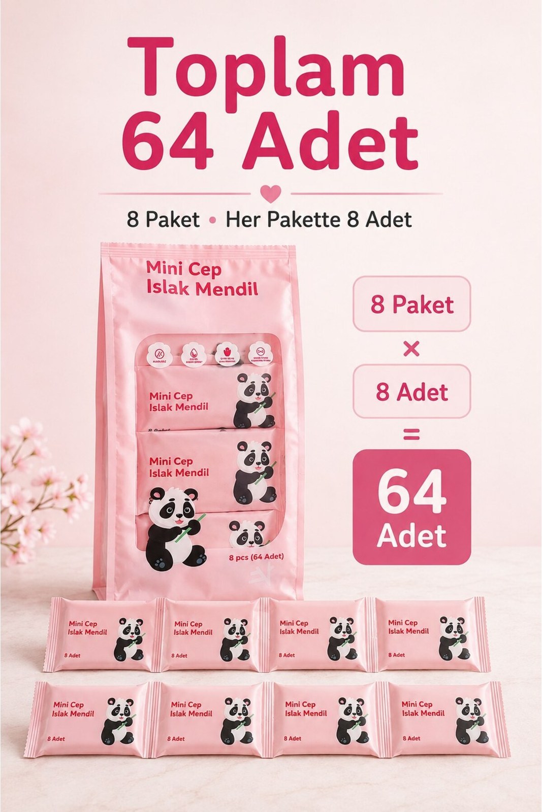 Mini Cep Islak Mendil