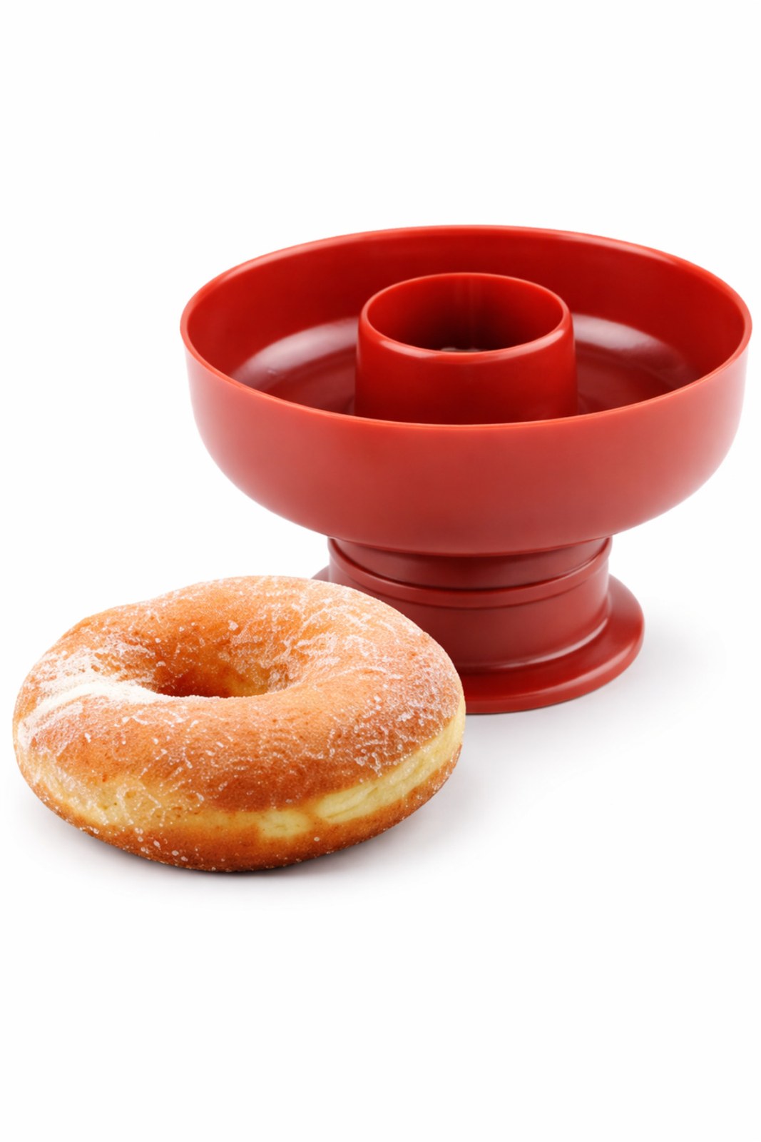 Donut Kek ve Hamur Kesici – Şekillendirici Kalıp Çörek, Pişi, Pasta Yapımı için Kolay Kullanım
